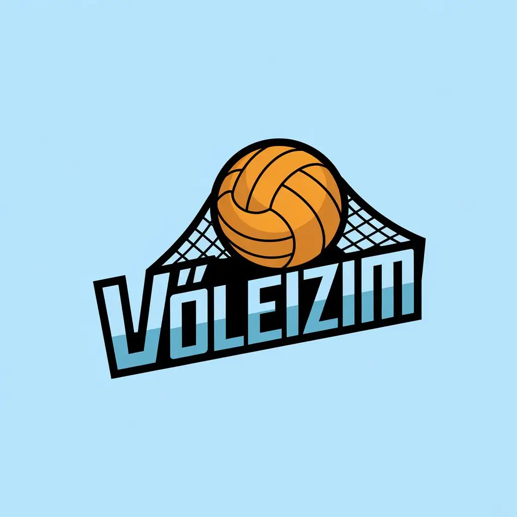 LOGO Design for Vleizim Beach Volleyball Theme with Clear Background