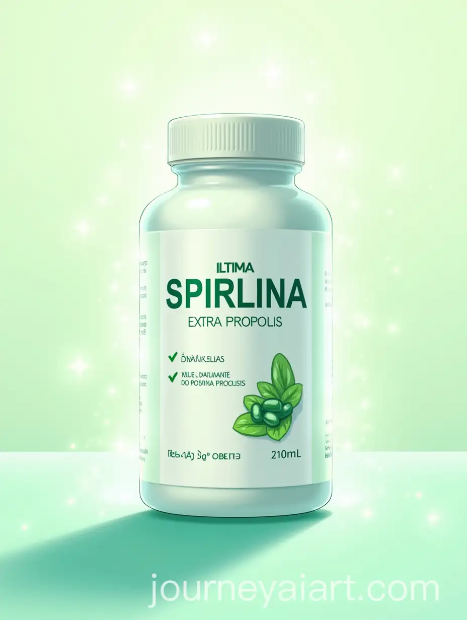 AnimeStyle-Spirulina-Supplement-Bottle-with-Vibrant-Accents