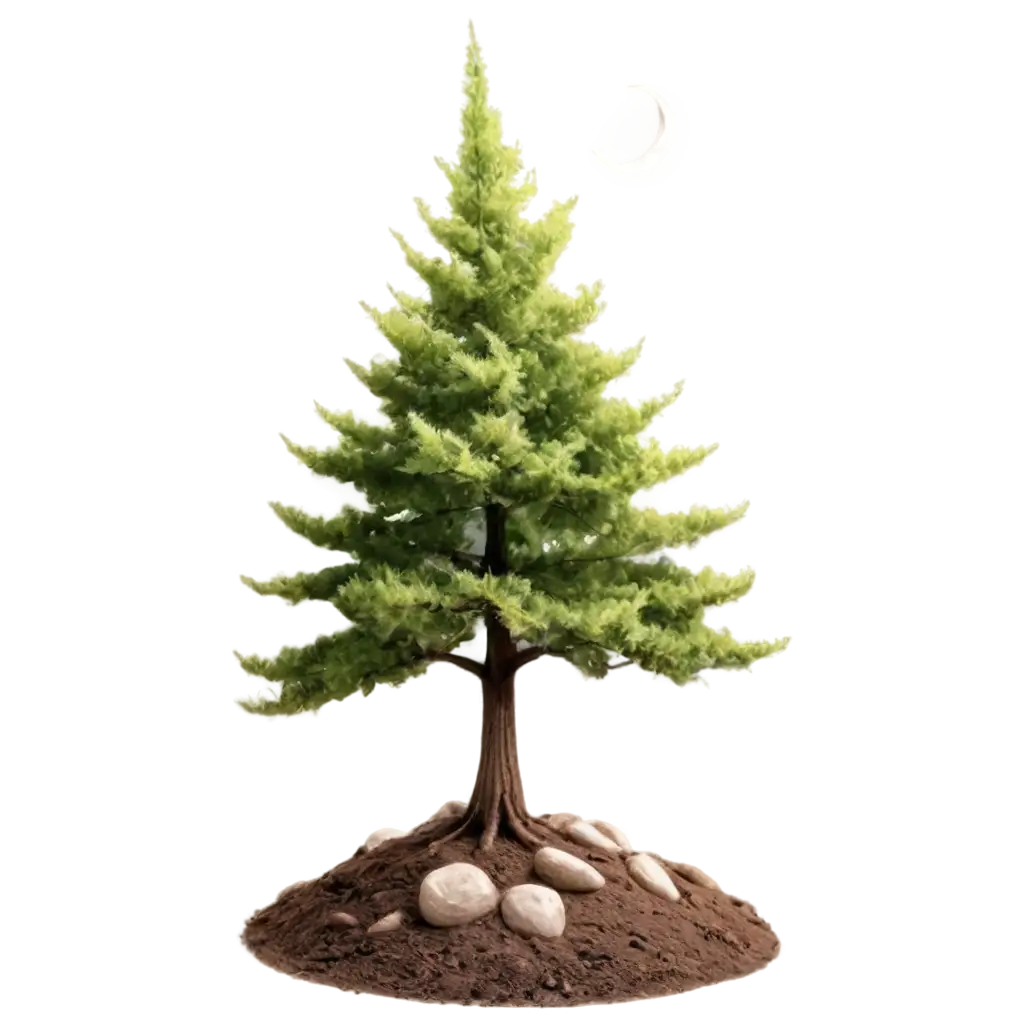 Beautiful-Little-Tree-on-Moon-Captivating-PNG-Image-for-Enhanced-Online-Presence