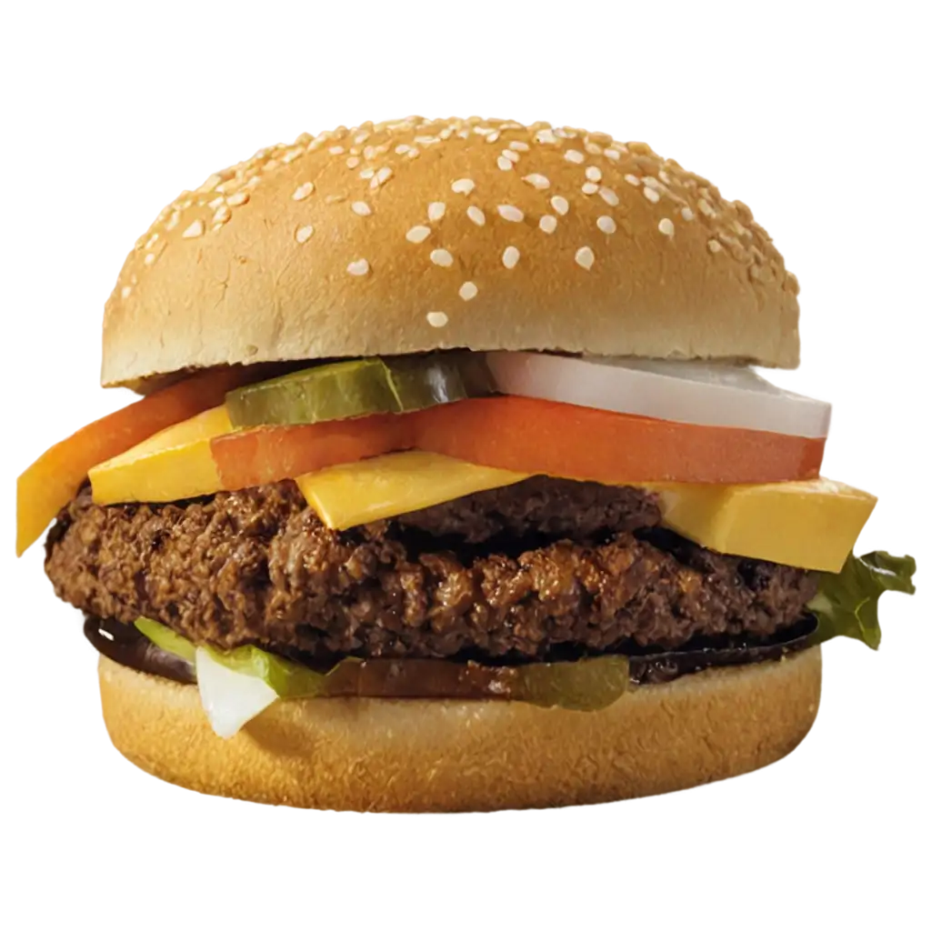 Delicious-Burger-PNG-Elevate-Your-Culinary-Visuals-with-HighQuality-Clarity