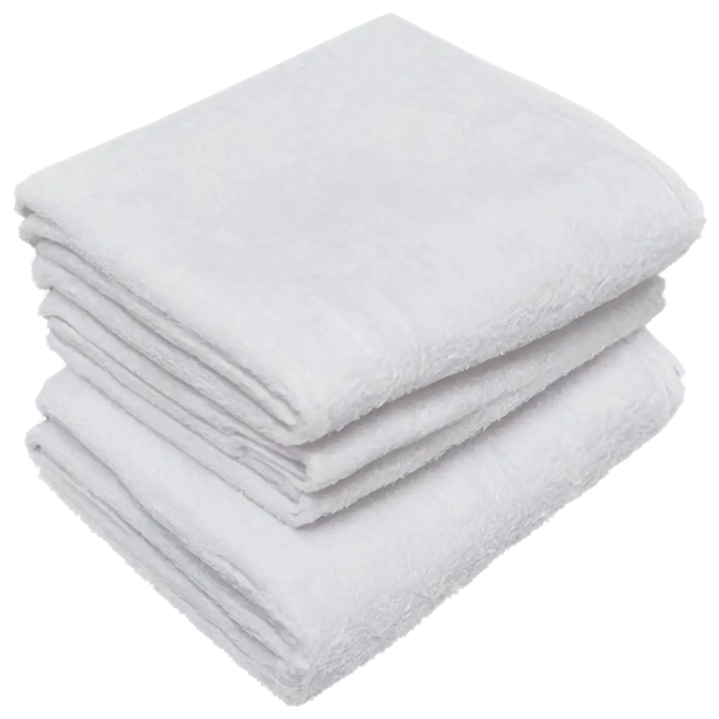 Carefully-Folded-White-Towel-PNG-in-34-Right-Angle-Isometry-for-HighQuality-Visuals