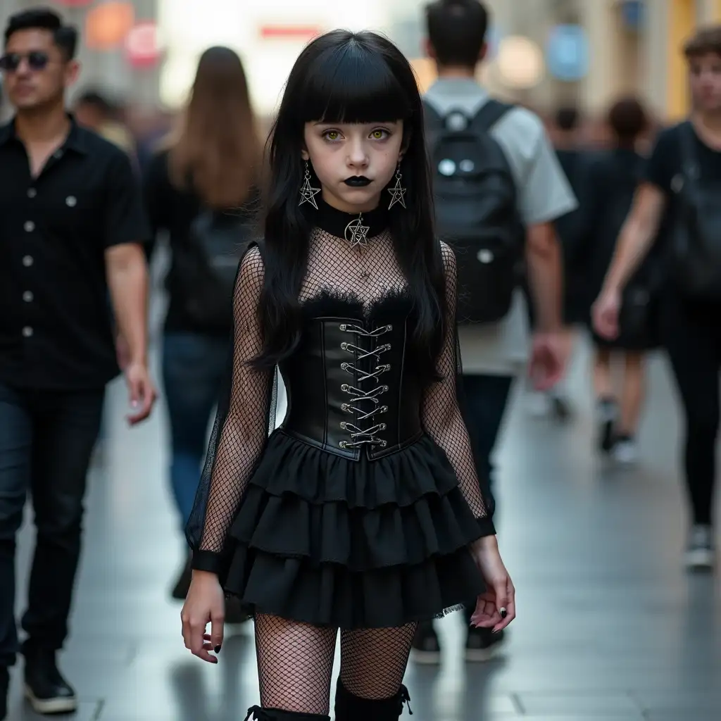 Goth-Femboy-at-Comic-Con-with-Black-Lipstick-and-Vampire-Fangs