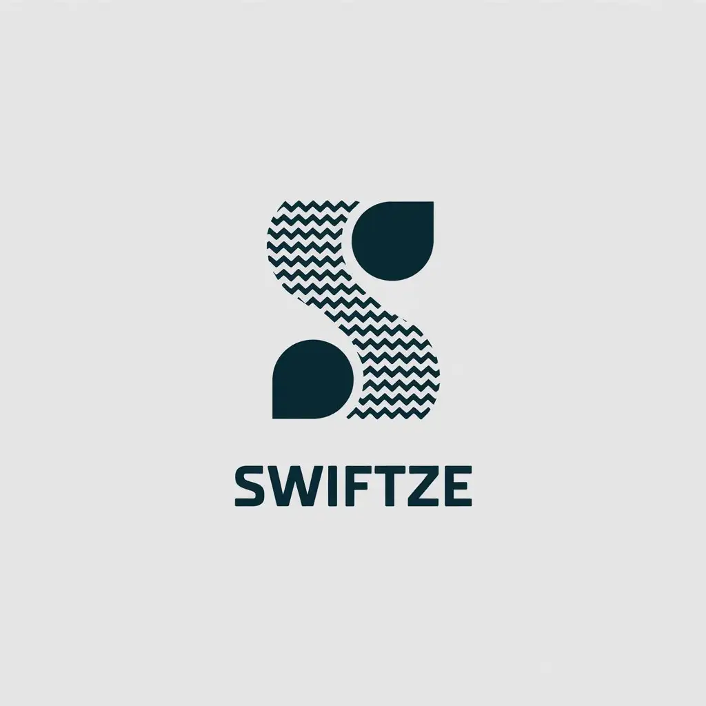 LOGO Design For Swiftze Textile Production in Minimalistic Style