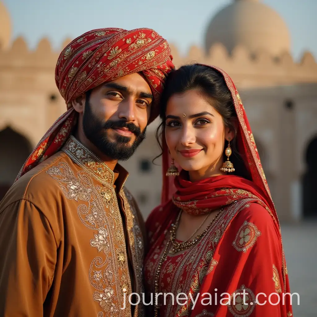 Young-Men-and-Women-Celebrating-Sindh-Culture-in-Pakistan