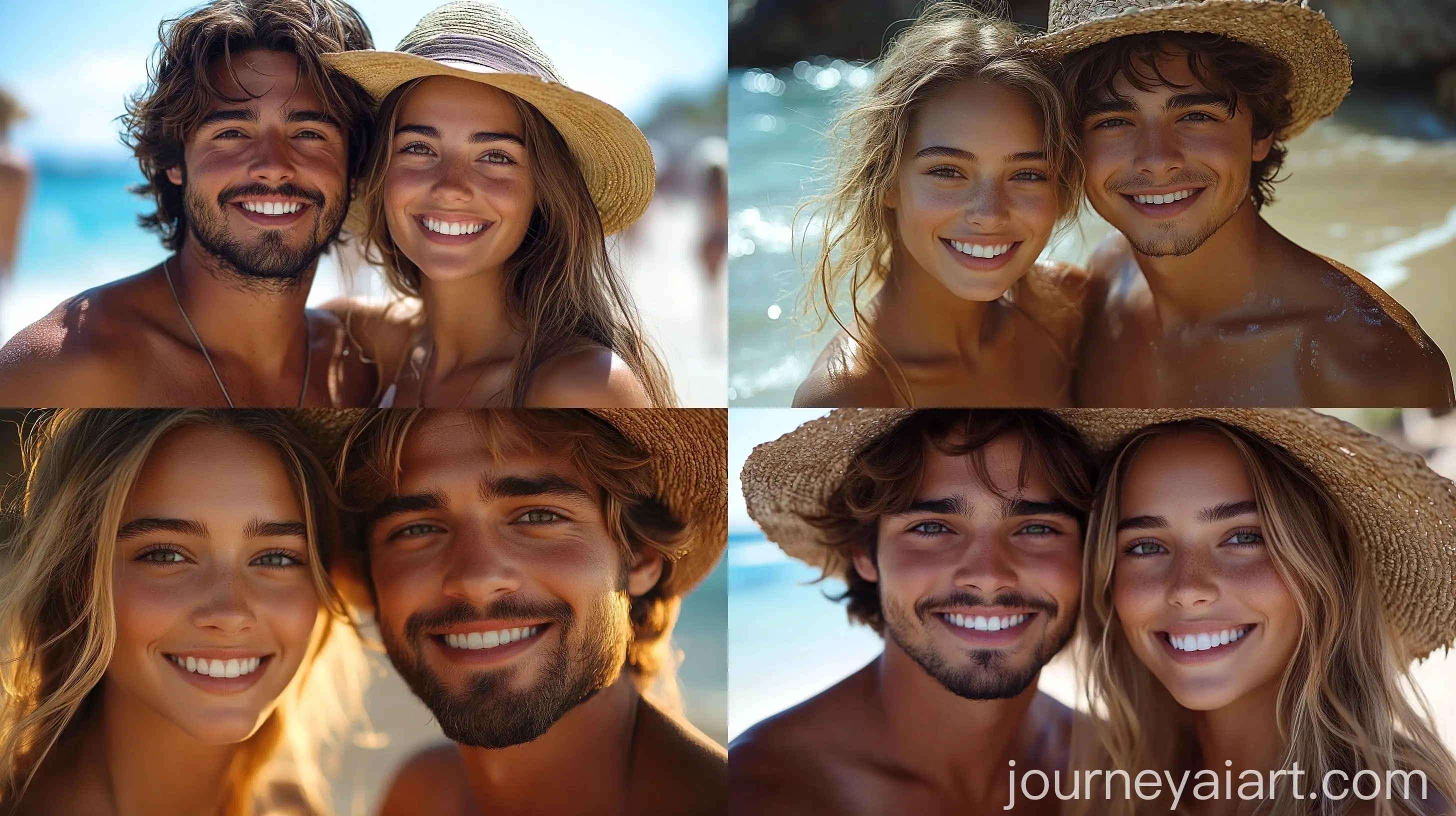 Happy-Young-Couple-Enjoying-Summer-Day-Beach-Photography