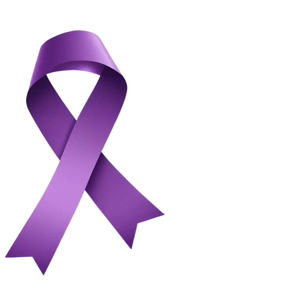 Purple-Awareness-Ribbon-PNG-HighQuality-Transparent-Vector-Illustration