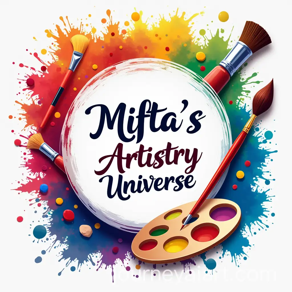 Creative-Artistic-Profile-Picture-with-Color-Brush-and-Palette