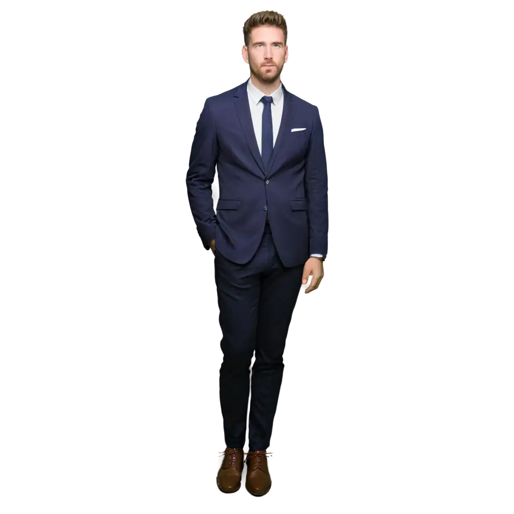 Man-in-Formal-Suit-Facing-Front-PNG-HighQuality-Image-for-Versatile-Use