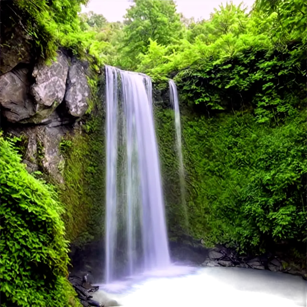 High-Quality-PNG-Image-of-Nature-with-Waterfall-Enhance-Your-Online-Presence