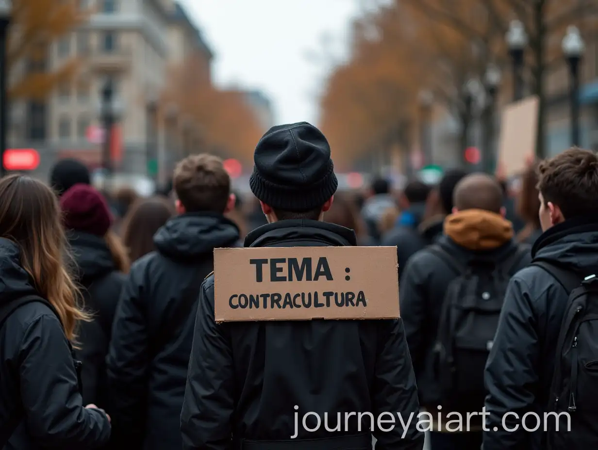 Hip-Hop-Black-Mob-with-Bold-TEMA-CONTRACULTURA-Sign