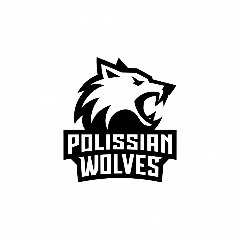 LOGO Design for Polissian Wolves Vector Logo Featuring a Wolf Symbol for Sports Fitness Industry