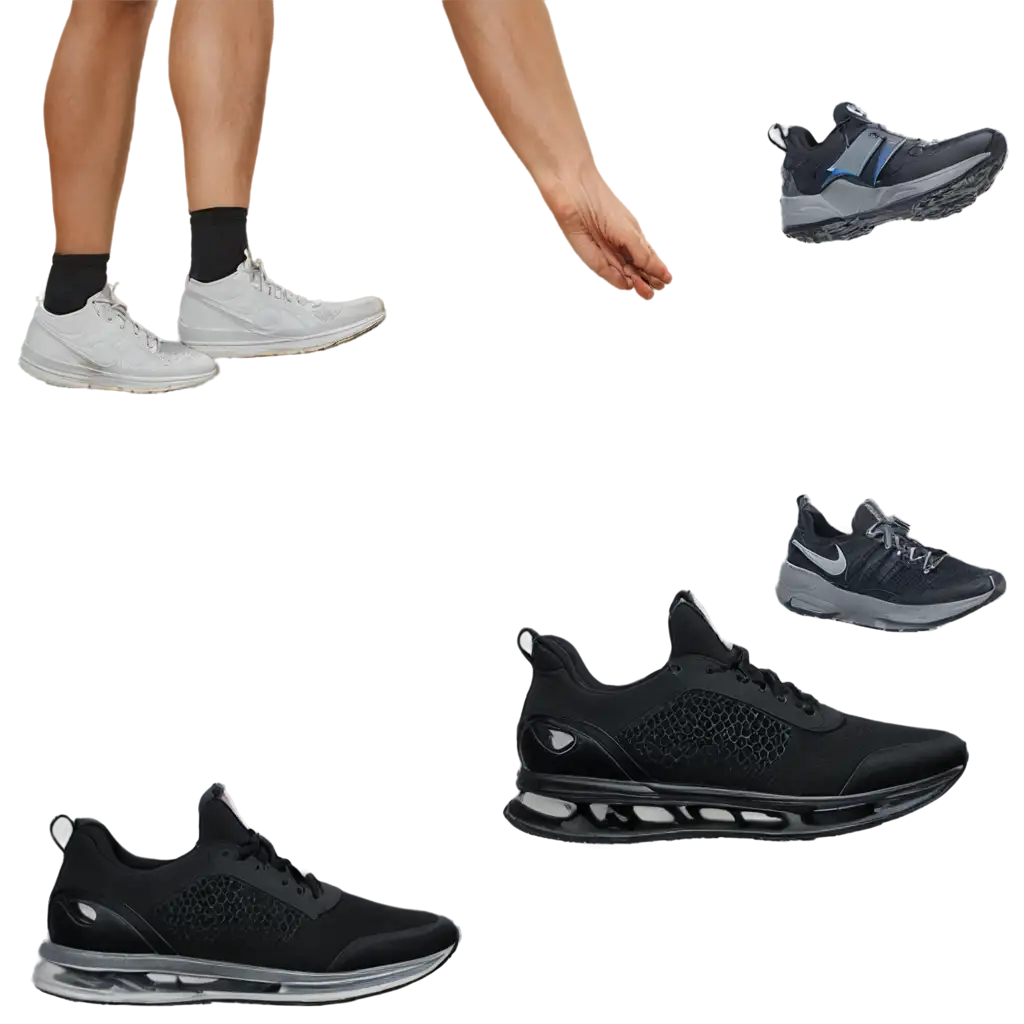 Levitating-Sports-Shoes-PNG-HighQuality-Transparent-Image-for-Versatile-Use