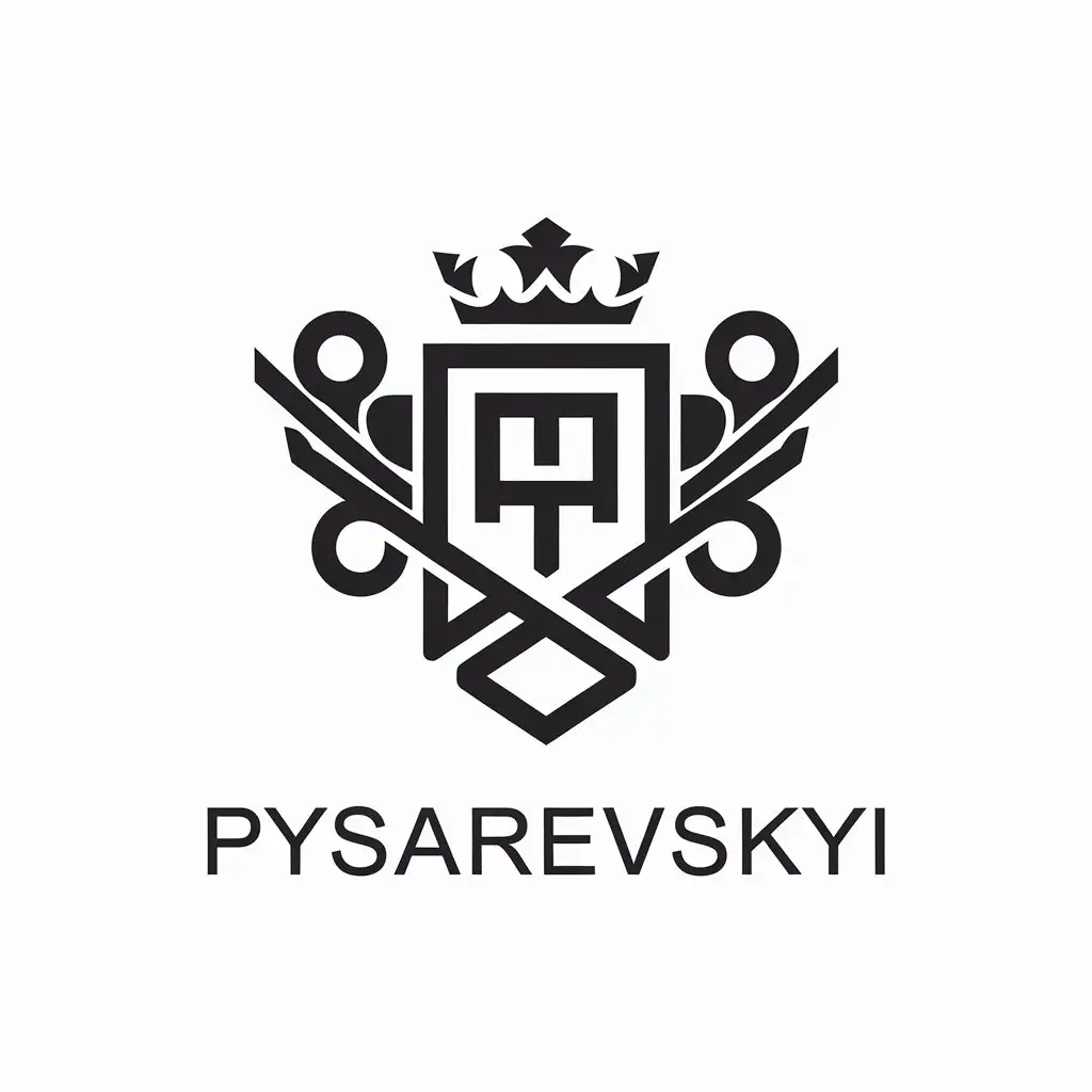 LOGO Design For Pysarevskyi Serious Aristocratic Minimalist Logo