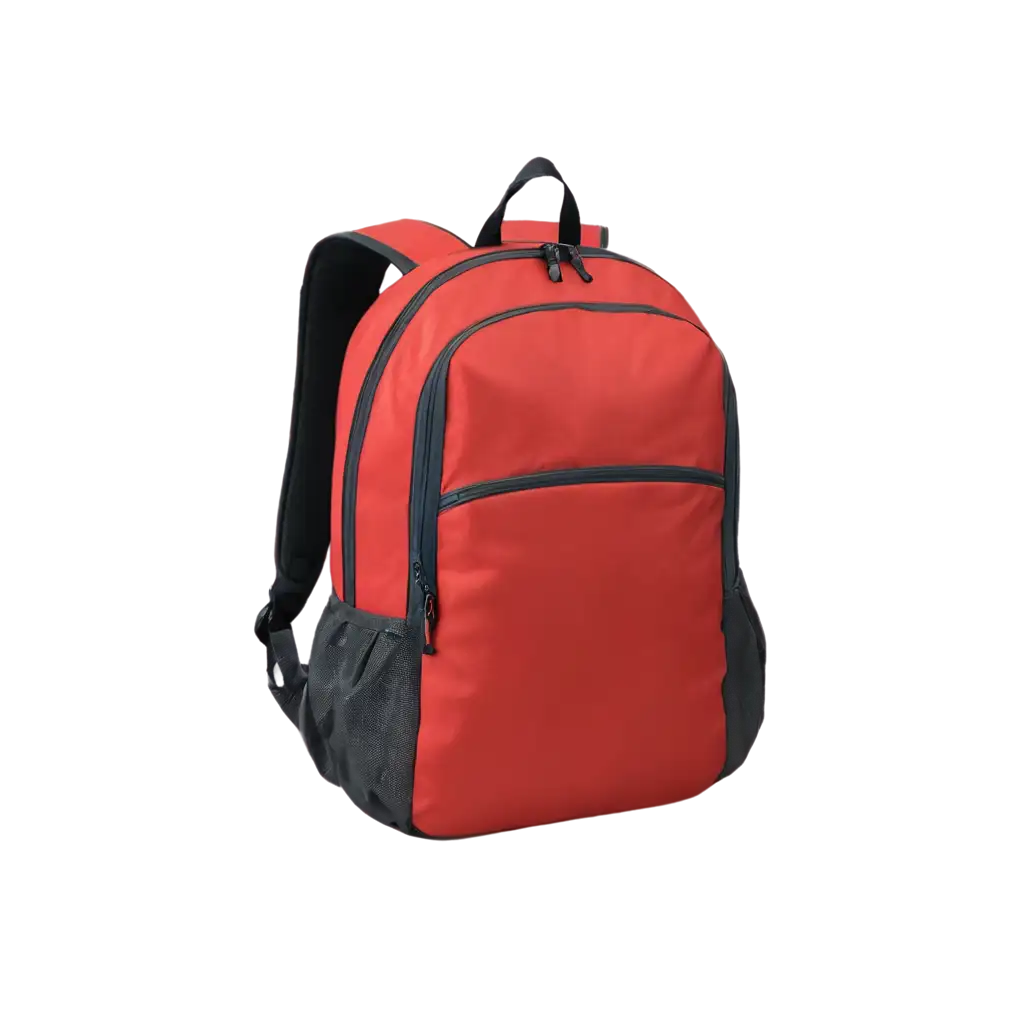 school bag red colour