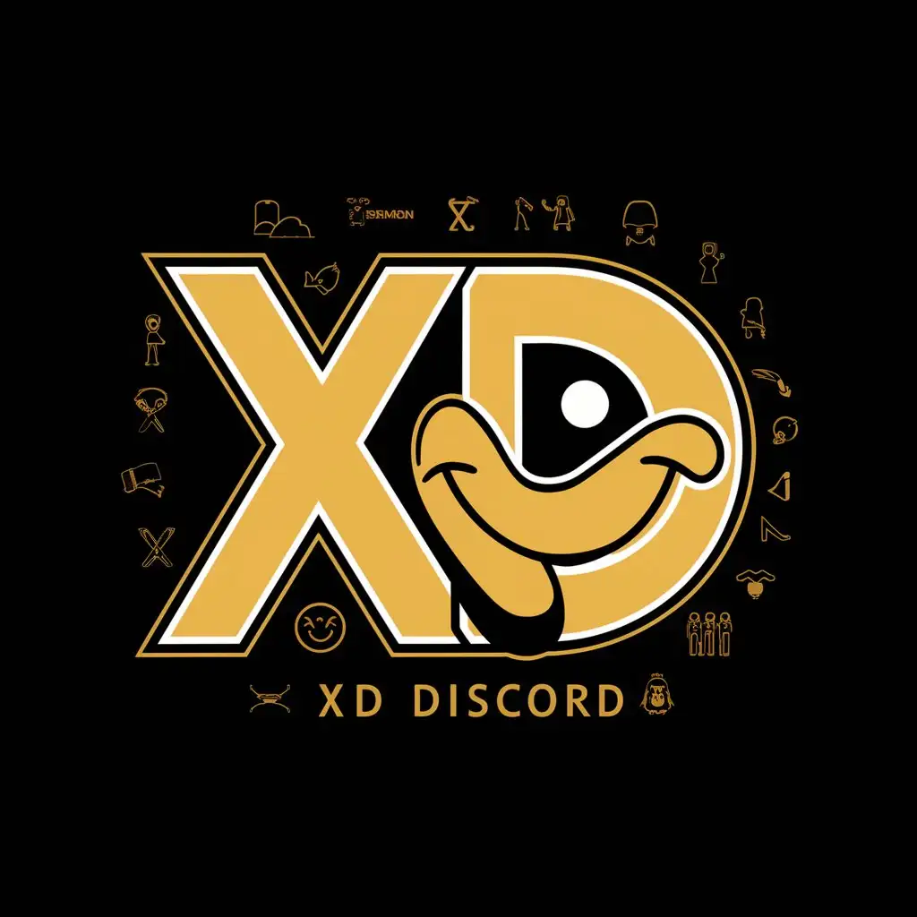 Discord-Server-Logo-Design-with-XD-Club-in-Center