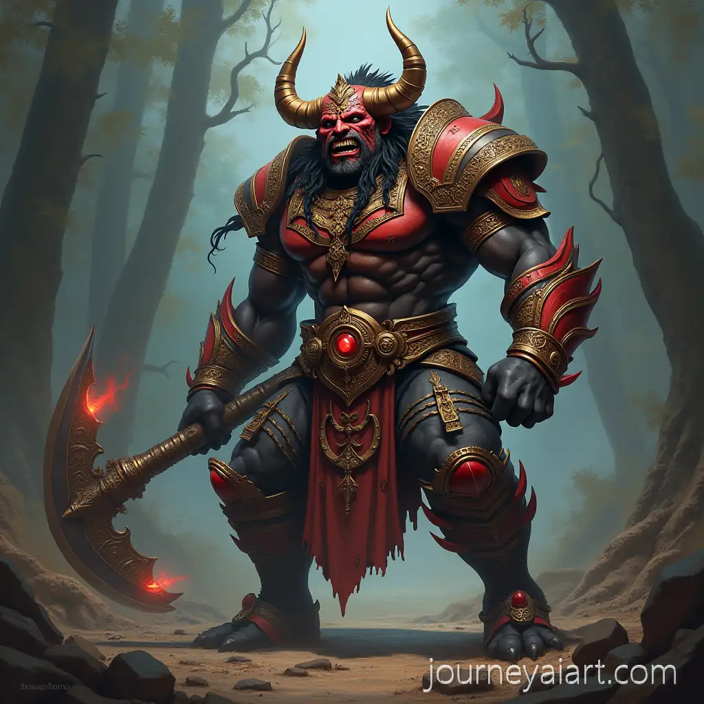 Ravana-the-Demon-King-from-Hindu-Mythology