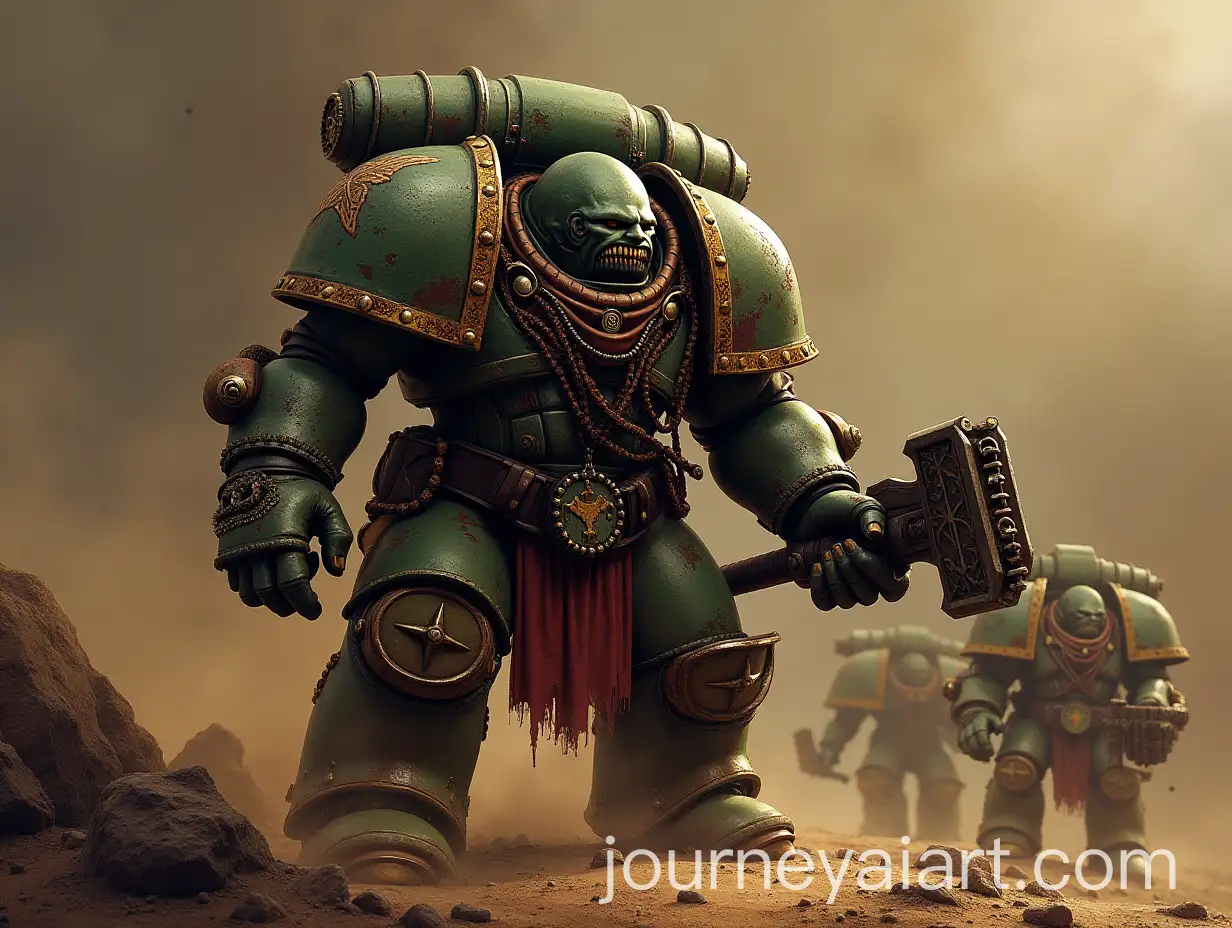 Orcs-from-Warhammer-AI-Art-Prompt-Expansion40000-in-Battle-Stance