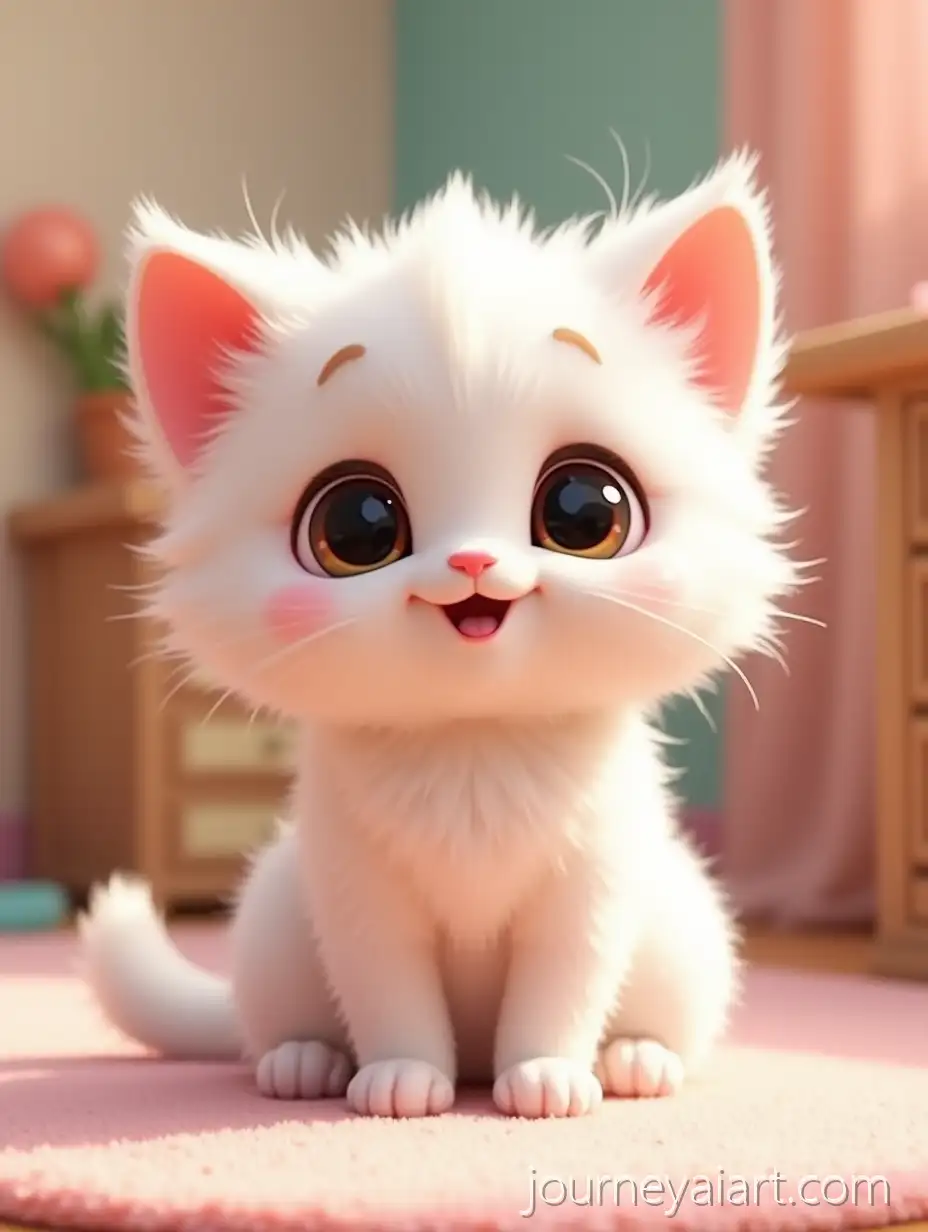Adorable-Fluffy-Kitten-with-Sparkling-Eyes-in-Colorful-Cartoon-Room