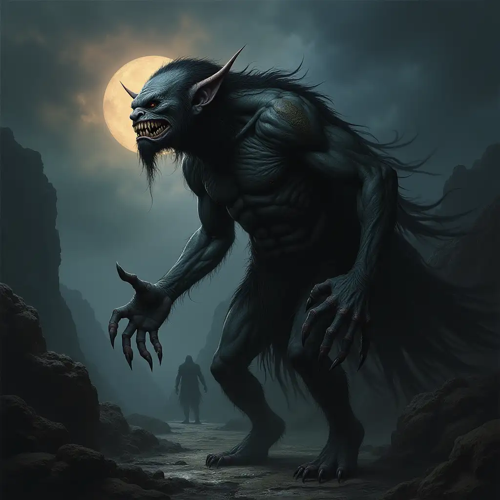 Music cover of Troll on the bridgenLabel: Darkness