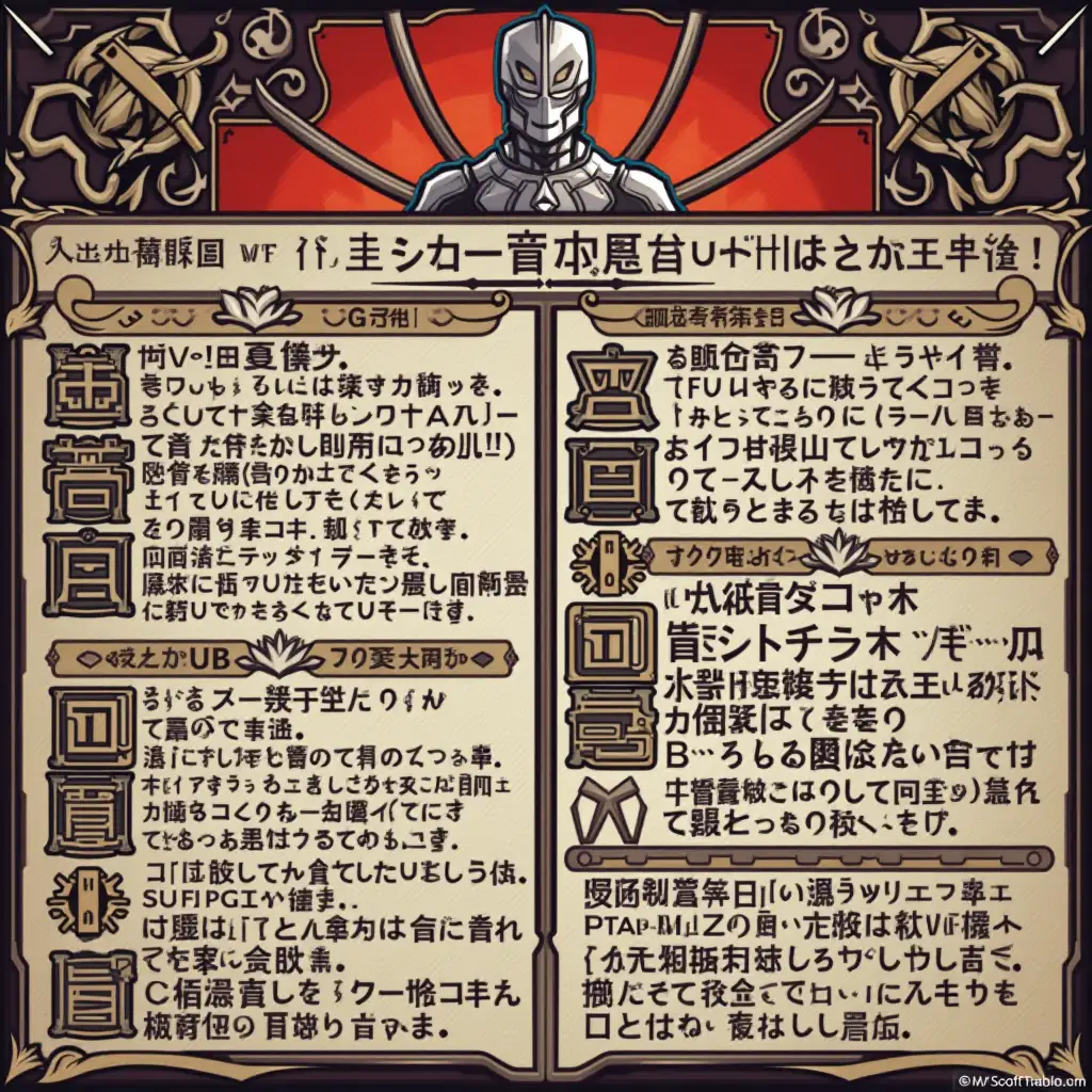 Crazy Japanese poster for recruiting new members for an alliance in a game called (Lords Mobile), and the alliance's name is (FUV)... and the requirements and conditions are written in a beautiful and innovative way that expresses strength and gain.