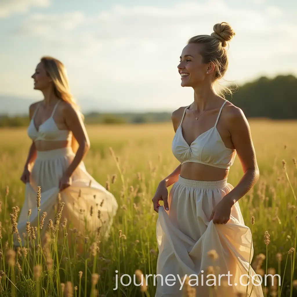 Masseuses-Enjoying-the-Fresh-Air-in-the-Meadows