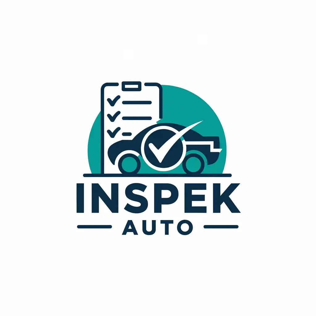 LOGO Design for Inspek Auto Automotive Inspection with Car Checklist Theme