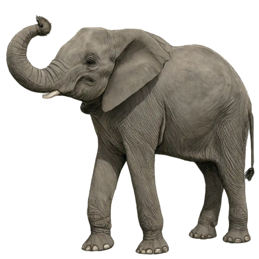 Elephant-PNG-Image-HighQuality-Transparent-Elephant-Illustration-for-Versatile-Usage