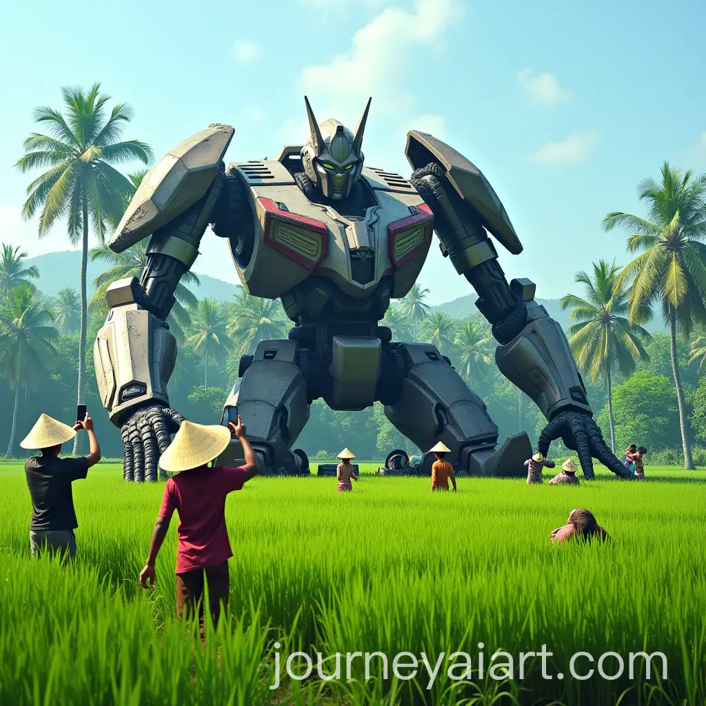 Giant-Transforming-Robot-in-Lush-Indonesian-Rice-Fields-with-Farmers-and-Children