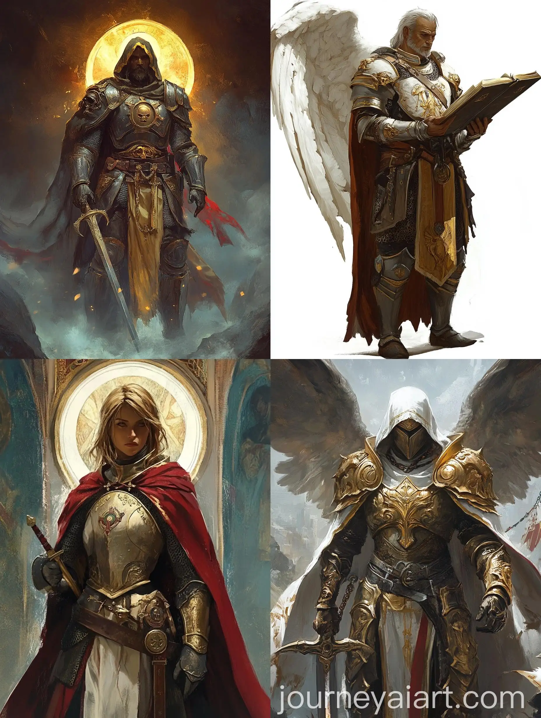 Holy-Character-in-Dungeons-and-Dragons-Style