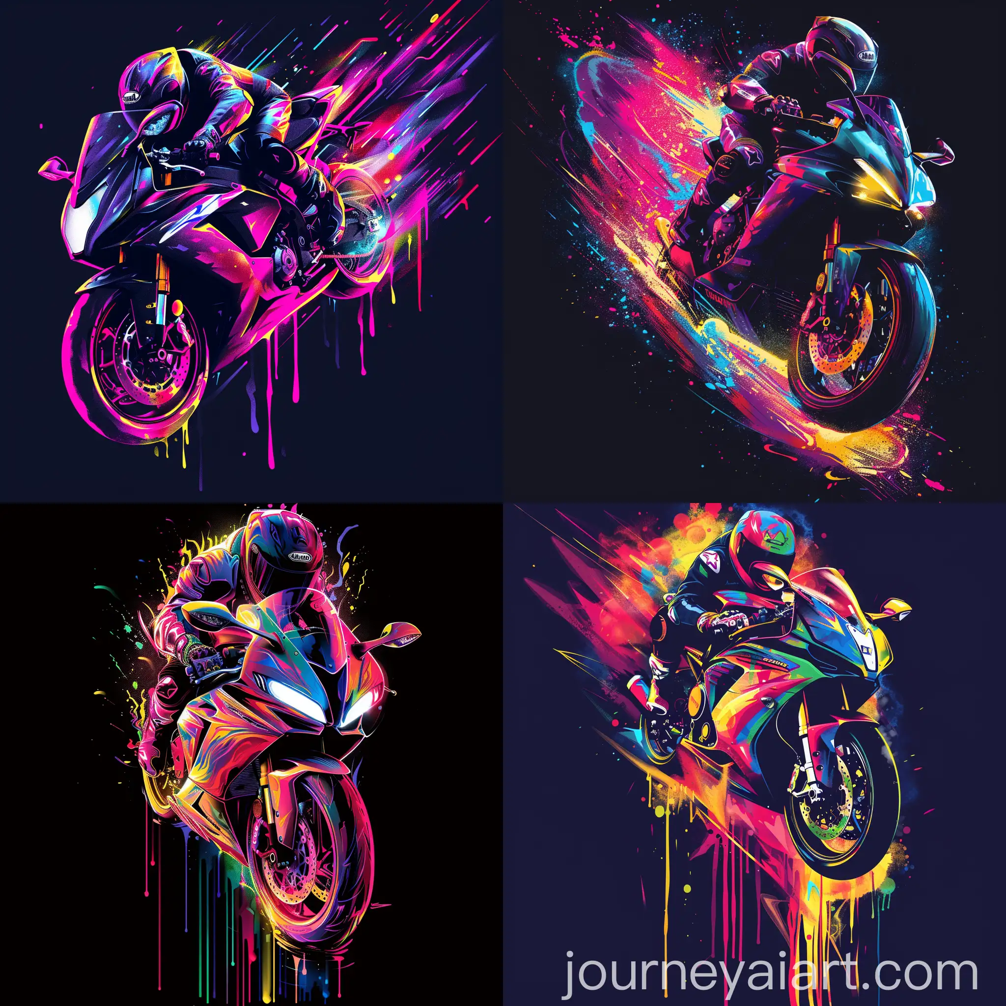 Dynamic-Superbike-Artwork-with-Glowing-Brake-Disks-and-Melting-Paint