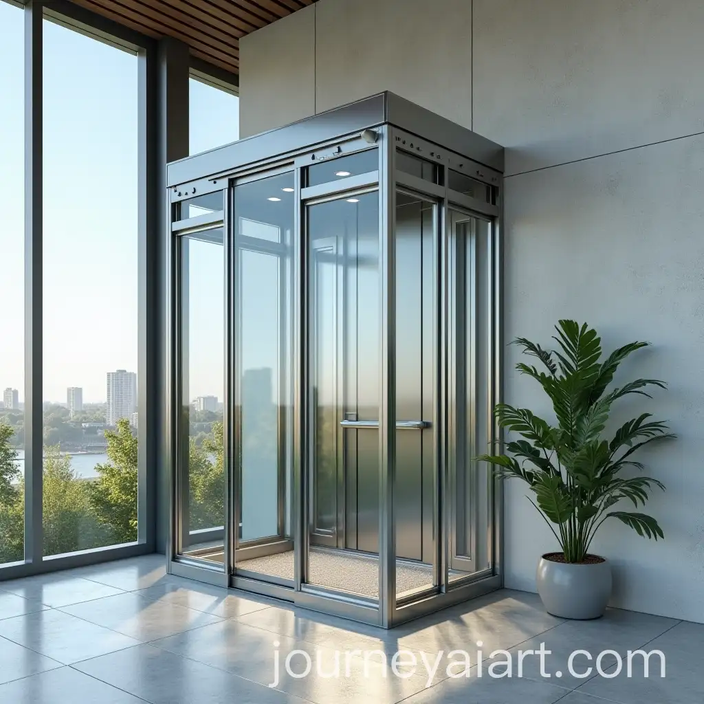 Modern-Hydraulic-Glass-Elevator-Design-with-Sleek-Features