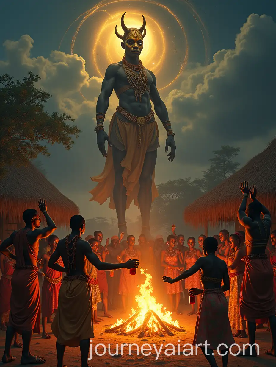 Joyful-Celebration-in-Igbo-Village-Under-Sacred-Night-Sky