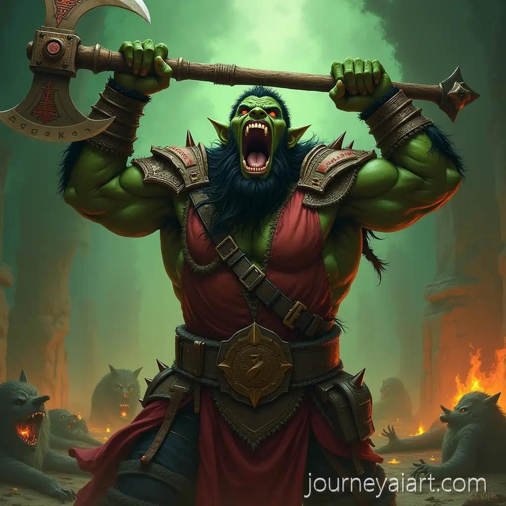 Furious-HalfOrc-SkAI-Art-Prompt-Expansionald-Battle-Singer-in-Epic-Fantasy-Ruins