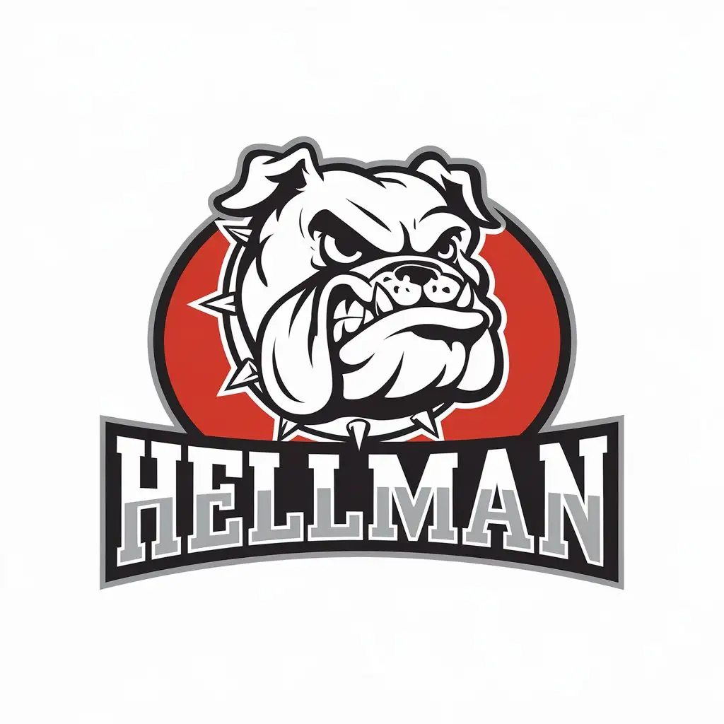 LOGO Design for Hellman Bulldog Symbol with Modern and Clear Aesthetic