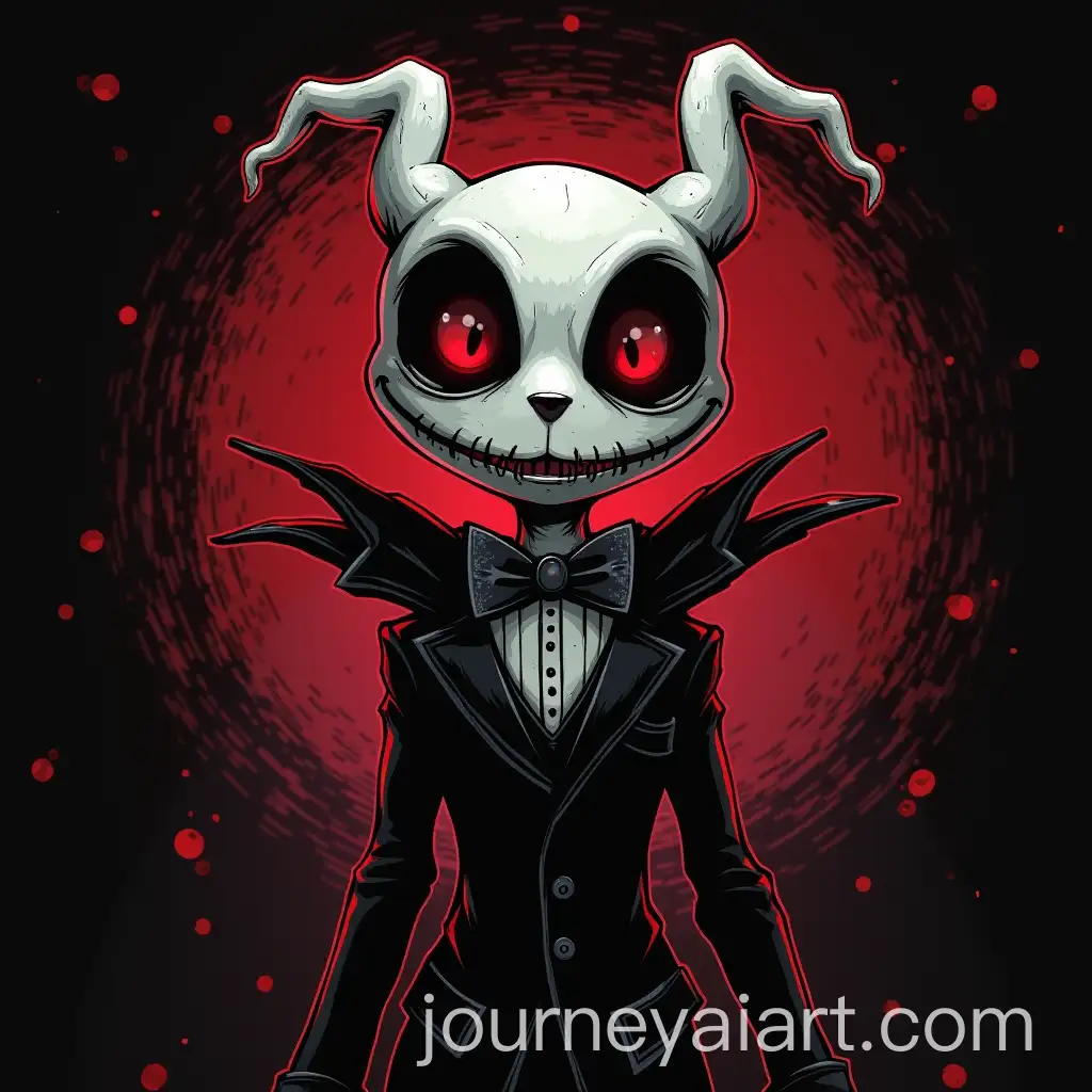 Forsaken-Character-from-Hazbin-Hotel-in-Dark-Gothic-Setting