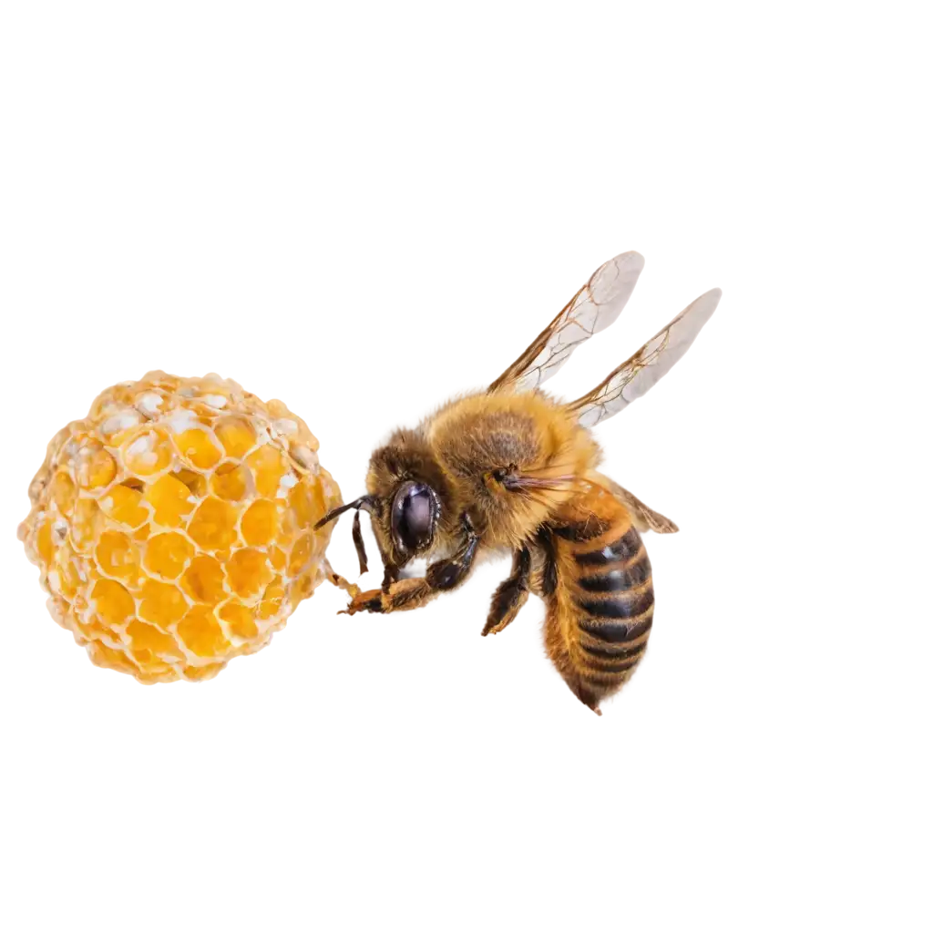 HighQuality-PNG-Image-of-a-Honey-Bee-for-Versatile-Creative-Use