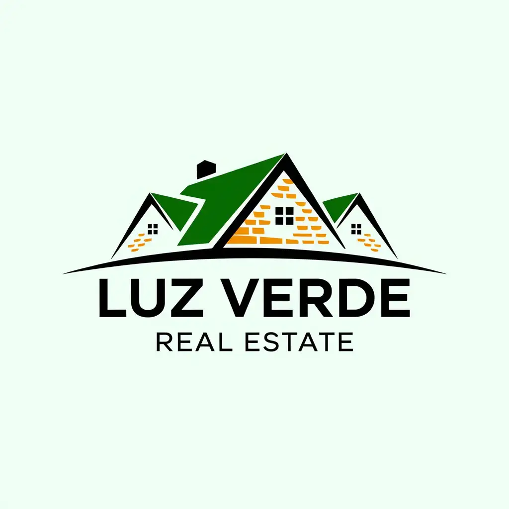 LOGO-Design-for-Luz-Verde-Real-Estate-Green-Gold-with-House-Structures-and-a-Clear-Background