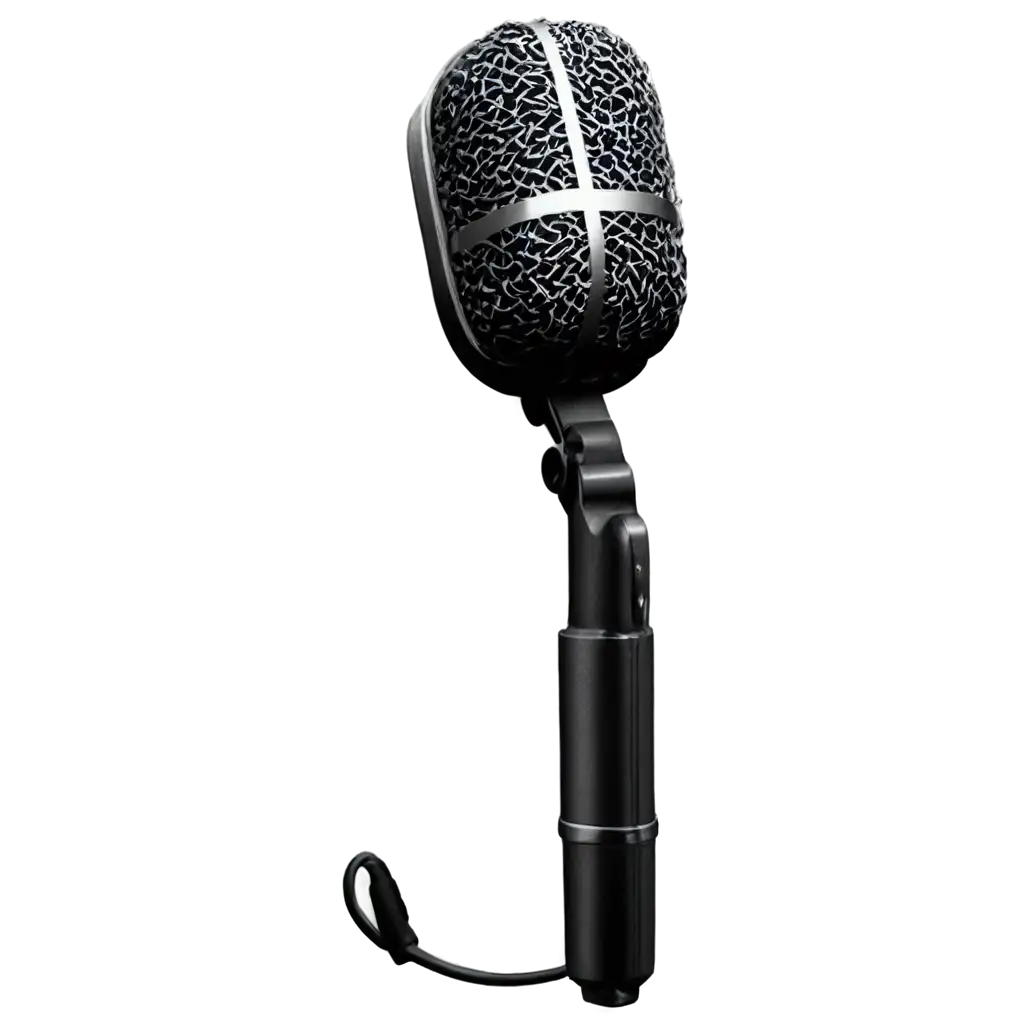 HighQuality-PNG-Microphone-for-Radio-Presenter-AIGenerated-Image