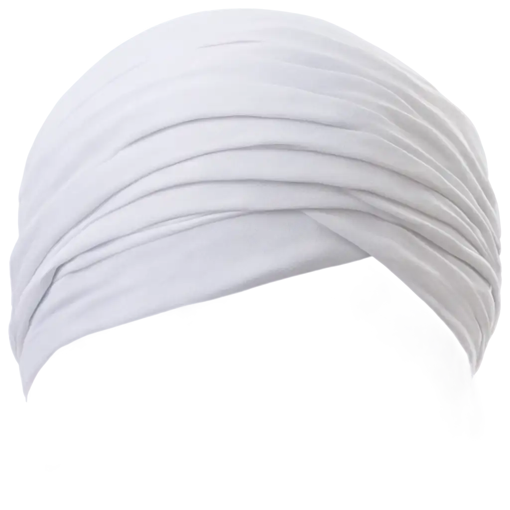 HighQuality-PNG-Image-of-a-White-Sudanese-Turban-Enhancing-Clarity-and-Detail