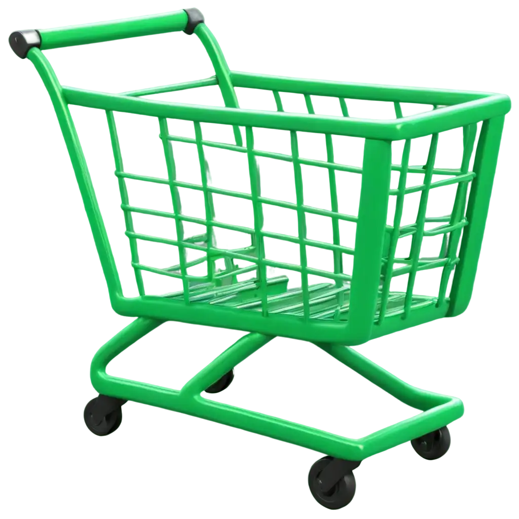 3D-Shopping-Cart-in-Green-and-Black-PNG-Image-for-HighQuality-Graphics