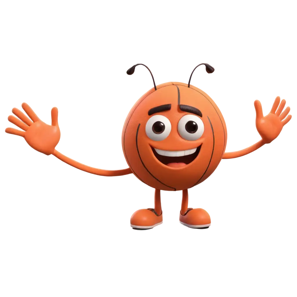 Friendly-Basketball-Head-Character-Waving-PNG-Image