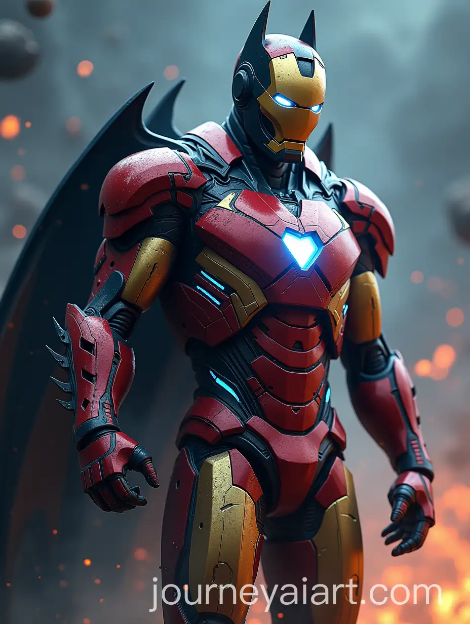 Hybrid-Ironman-and-Batman-Fusion-in-Cosmic-Battle-Pose