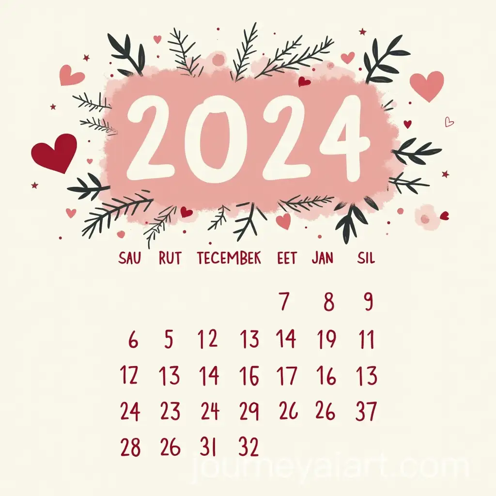20242025-Aesthetic-Calendar-with-Love-and-Waiting-Themes-in-Line-Art-Style