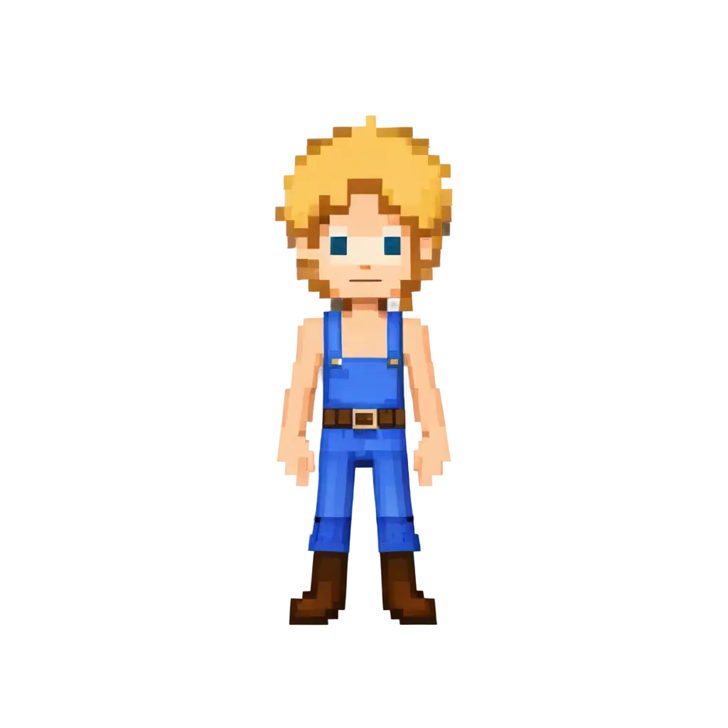 Pixel-Art-Farmer-PNG-Short-Blonde-Hair-and-Blue-Pants