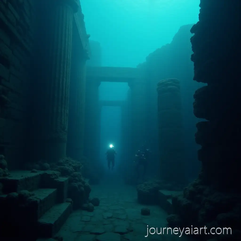 Sunken-Ancient-Greek-City-Ruins-with-DiverAI-Image-Prompt-Expansion-Illuminating-Underwater-Mysteries