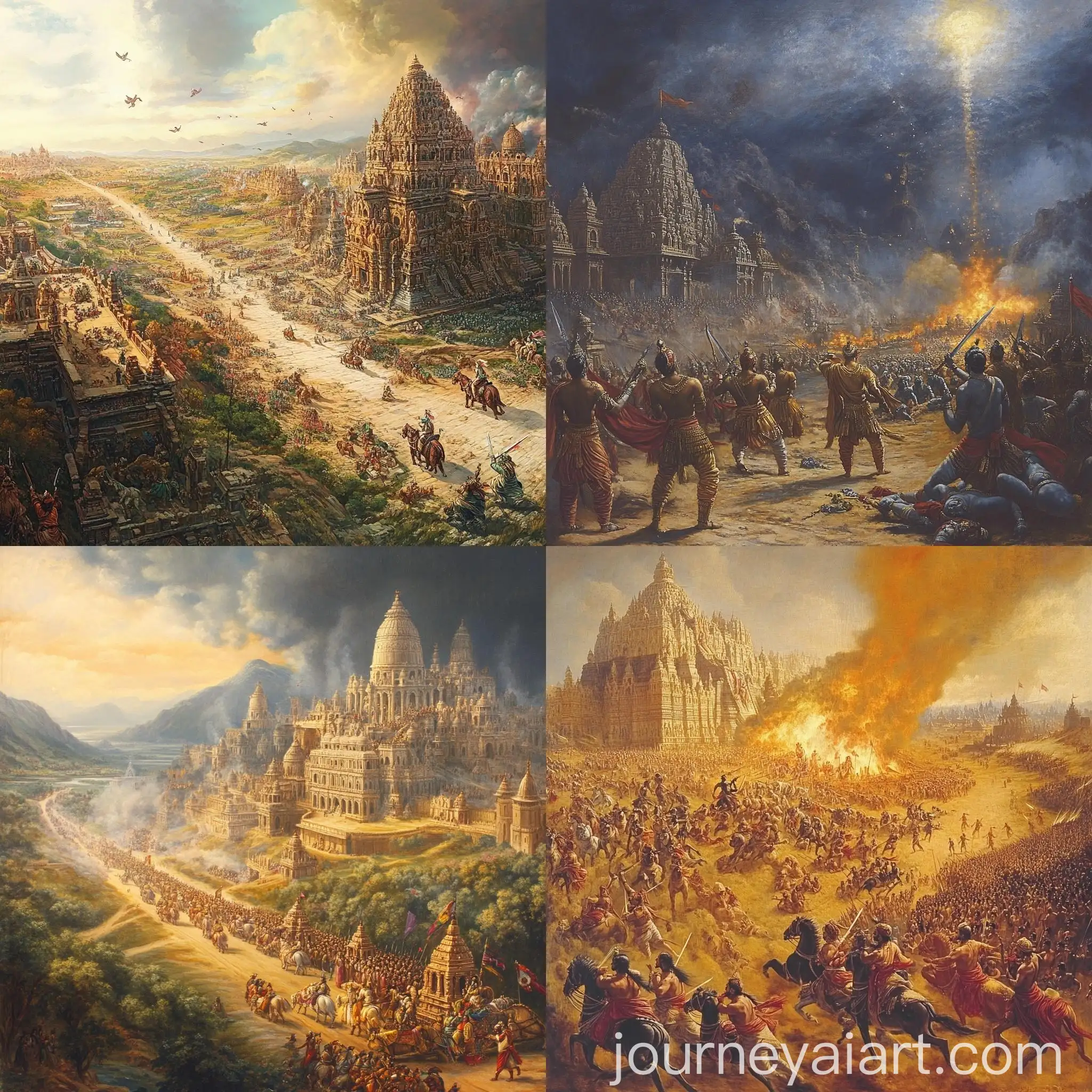 Krishna-in-the-Battlefield-of-the-Ancient-Mahabharata-War