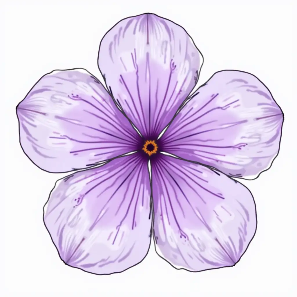 Anime Purple flower png