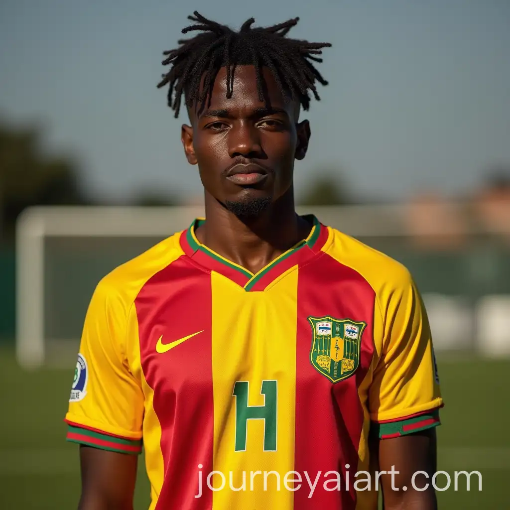 22YearOld-Black-SenegalAI-Image-Prompt-Expansionese-Footballer-Posing-for-a-Team-Photo
