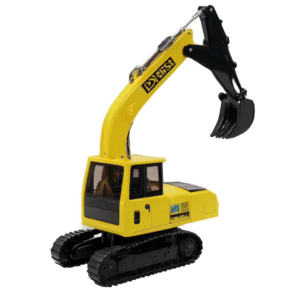 HighQuality-Toy-Excavator-PNG-Image-for-Versatile-Usage