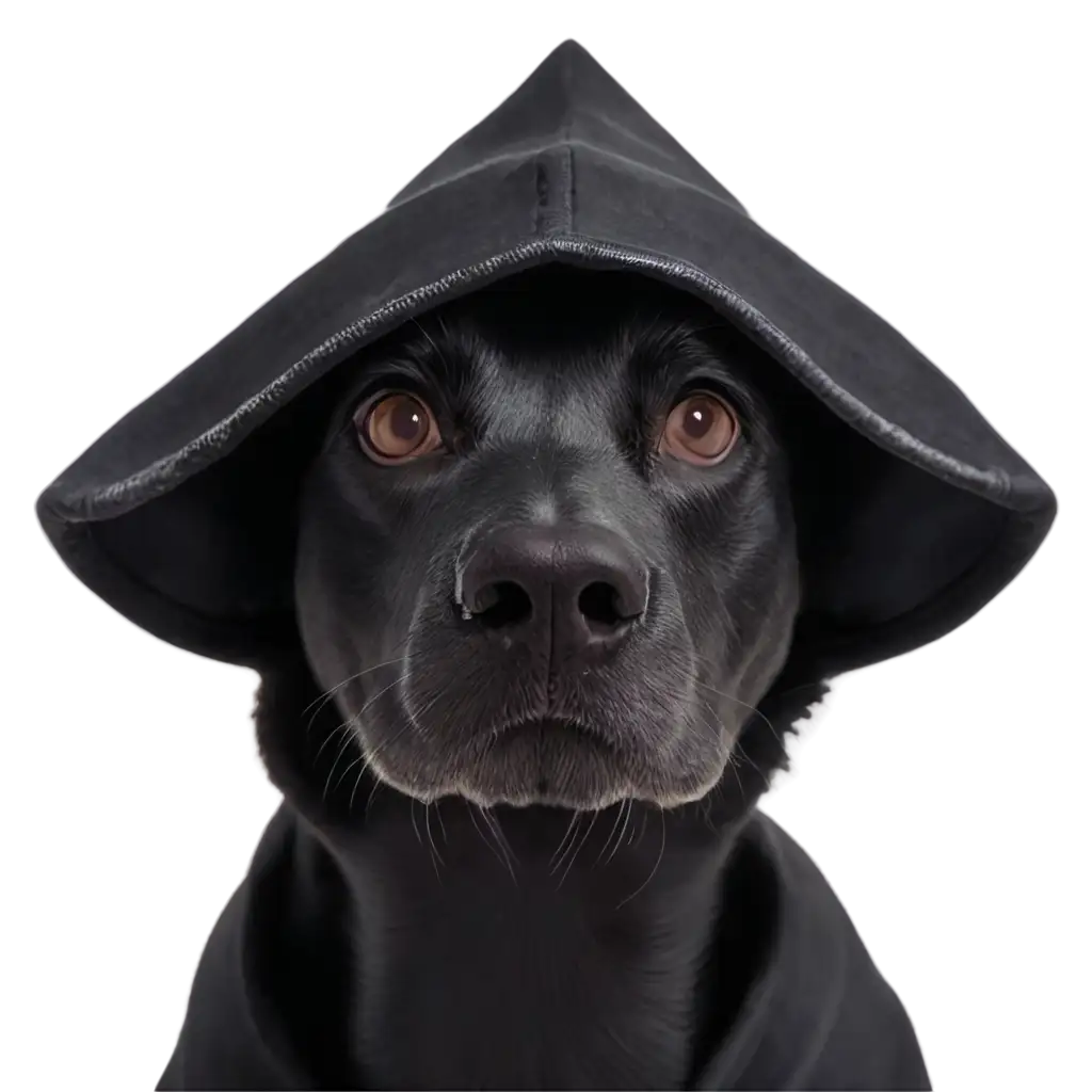 Black-Dog-in-aPNG-Image-Use-Scenarios-Hood-PNG-Image-HighQuality-Transparent-Background-for-Versatile-Use
